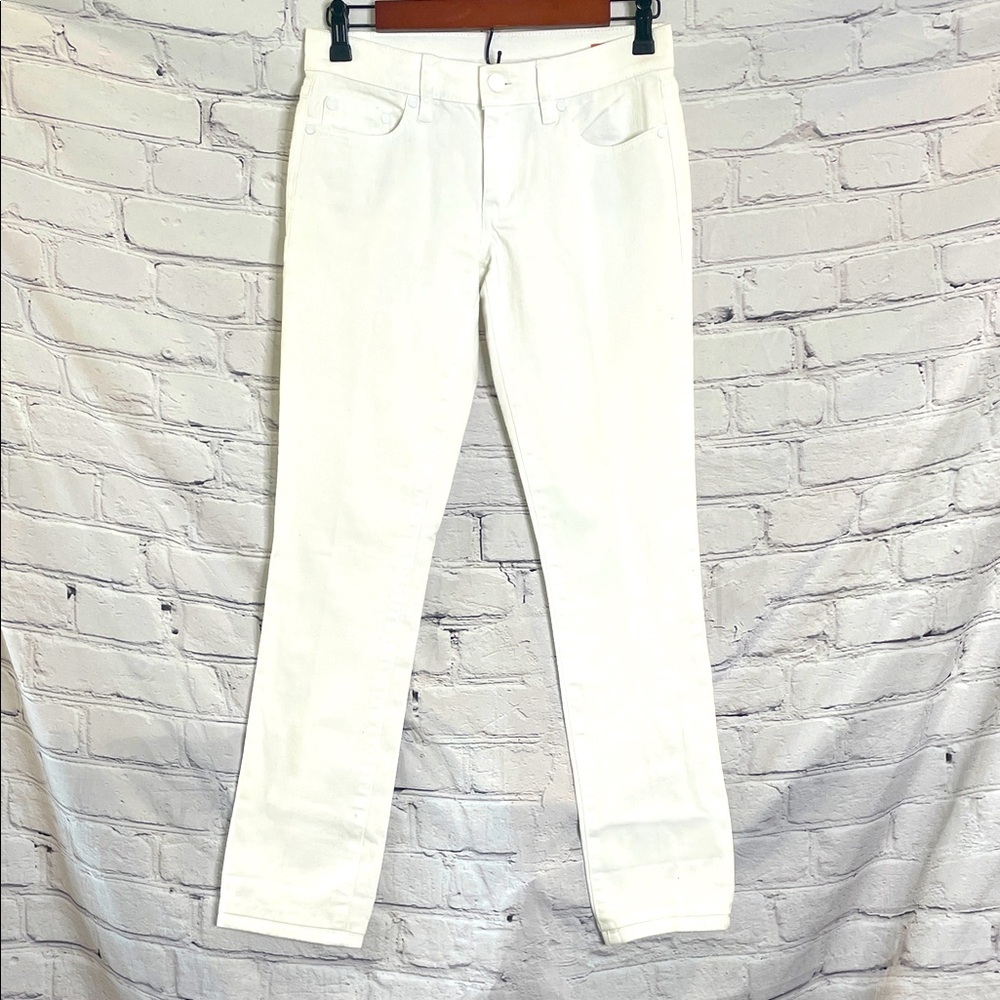 Tory Burch White Super Skinny Jeans Size 26 Excellent Condition